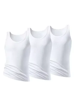 H.I.S Pack Of 3 Double Rib Vests -Beachwear Shore H.I.S Pack of 3 Double Rib Vests853090FRSP