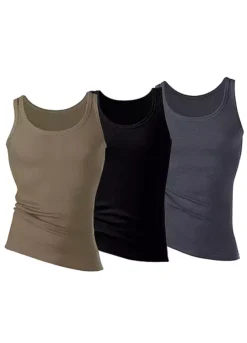 H.I.S Pack Of 3 Muscle Vests -Beachwear Shore H.I.S Pack of 3 Muscle Vests349793FRSP
