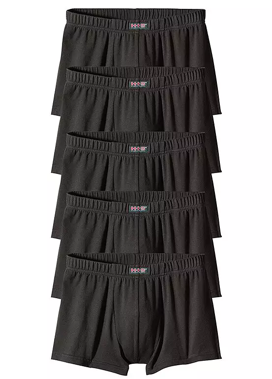 H.I.S Pack Of 5 Hipster Boxer Shorts 1 H.I.S Pack Of 5 Hipster Boxer Shorts