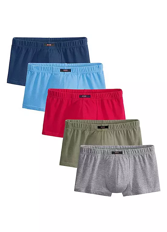 H.I.S Pack Of 5 Hipster Boxer Shorts 3 H.I.S Pack Of 5 Hipster Boxer Shorts - Image 3