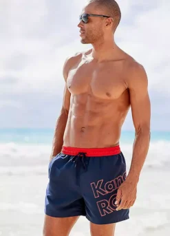 KangaROOS Logo Print Swim Shorts -Beachwear Shore KangaROOS Logo Print Swim Shorts46811350FRSP