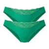 Nuance Pack Of 2 Lace Detail Briefs