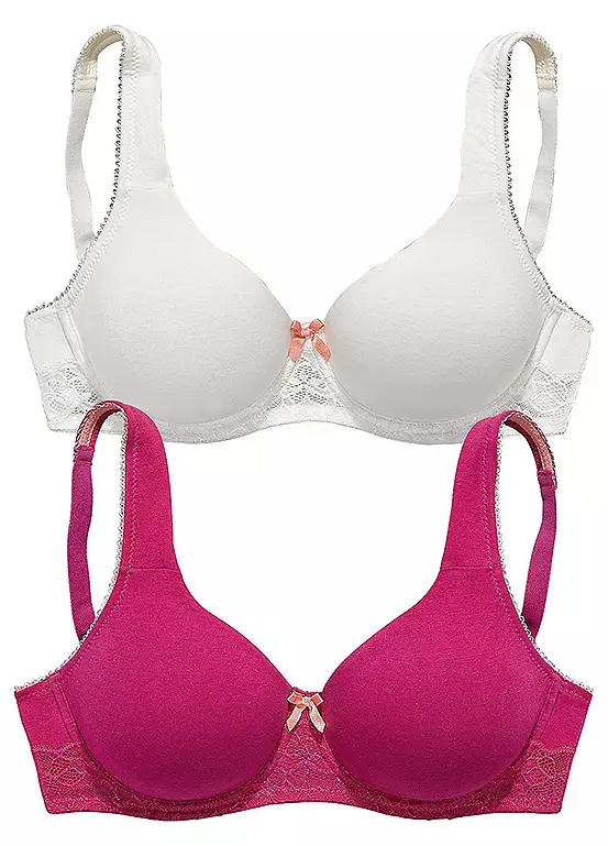 Nuance Pack Of 2 Underwired Full Cup Bras 1 Nuance Pack Of 2 Underwired Full Cup Bras