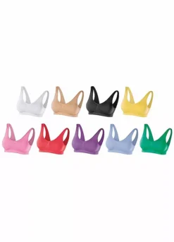 Nuance Pack Of 9 Non-Wired Bras -Beachwear Shore Nuance Pack of 9 Non Wired Bras98728812FRSC W01