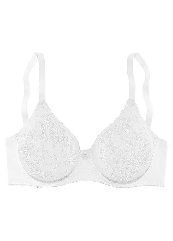 Nuance Underwired Floral Lace T-Shirt Bra 5 Nuance Underwired Floral Lace T-Shirt Bra - Image 5