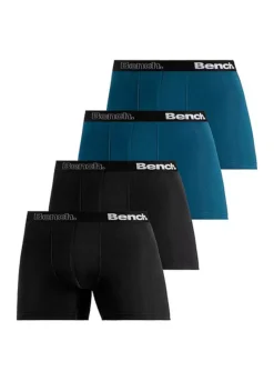 Bench Pack Of 4 Logo Waistband Boxer Shorts