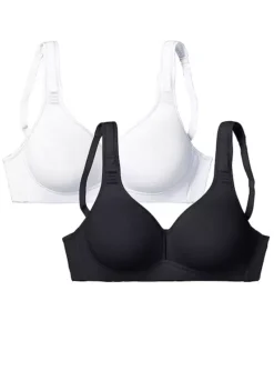 Petite Fleur Pack Of 2 Non Underwired Bras