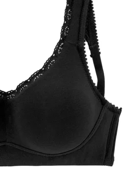 Petite Fleur Pack Of 2 Non-Wired Lace Trim Bras -Beachwear Shore Petite Fleur Pack of 2 Non Wired Lace Trim Bras618836FRSC W01