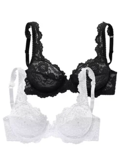 Petite Fleur Pack Of 2 Underwired Bras