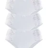 Petite Fleur Pack Of 3 Midi Briefs
