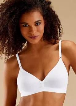 Petite Fleur Pack Of 3 Non-Wired Triangle Bras -Beachwear Shore Petite Fleur Pack of 3 Non Wired Triangle Bras67224227FRSP W04