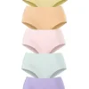 Petite Fleur Pack Of 5 High Waist Briefs