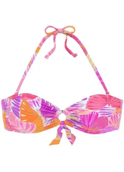 Sunseeker Butterfly Print Bandeau Bikini Top -Beachwear Shore Sunseeker Butterfly Print Bandeau Bikini Top71803022FRSC