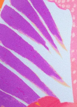 Sunseeker Butterfly Print Triangle Bikini Top -Beachwear Shore Sunseeker Butterfly Print Triangle Bikini Top33357043FRSC W02