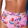 Sunseeker Floral Print High Waist Bikini Bottoms