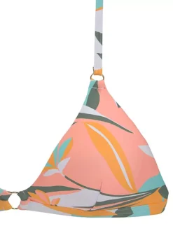 Sunseeker Tropical Print Triangle Bikini -Beachwear Shore Sunseeker Tropical Print Triangle Bikini32201734FRSC W01