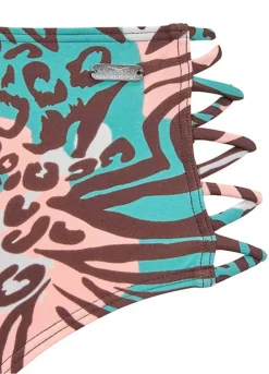 Venice Beach Animal Print High Waist Bikini Bottoms -Beachwear Shore Venice Beach Animal Print High Waist Bikini Bottoms17373854FRSC W01