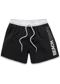 Venice Beach Logo Print Swimming Shorts -Beachwear Shore Venice Beach Logo Print Swimming Shorts79867506FRSC