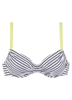 Beachwear Shore 35 Beachwear Shore -Beachwear Shore Venice Beach Striped Underwired Bikini Top91759700FRSC