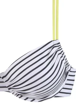 Venice Beach Striped Underwired Bikini Top -Beachwear Shore Venice Beach Striped Underwired Bikini Top91759700FRSC W01