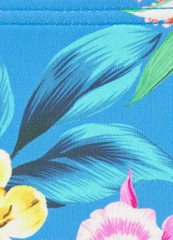 Venice Beach Tropical Print High Waist Bikini Bottoms -Beachwear Shore Venice Beach Tropical Print High Waist Bikini Bottoms92261913FRSC W02