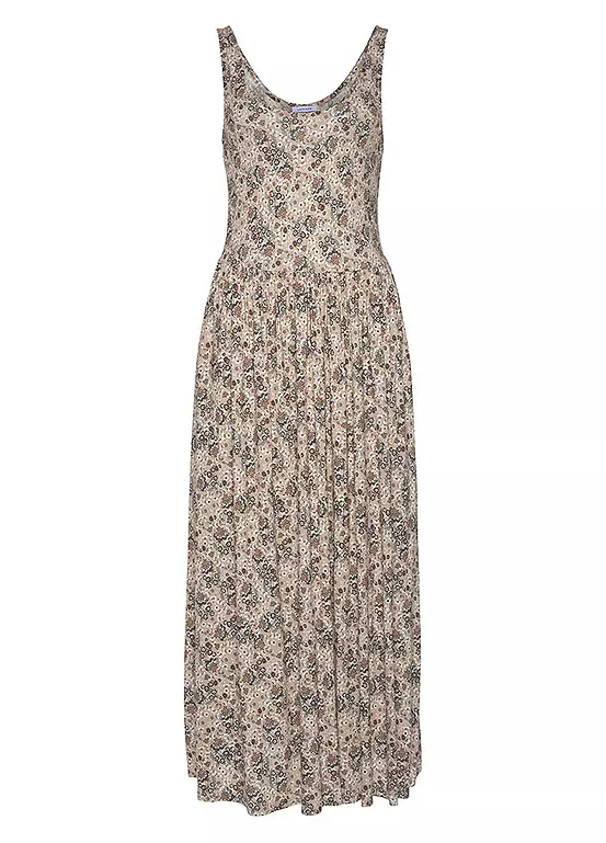 Vivance Floral Print Midi Dress 2 Vivance Floral Print Midi Dress - Image 2
