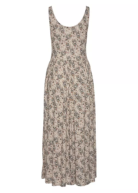 Vivance Floral Print Midi Dress 4 Vivance Floral Print Midi Dress - Image 4