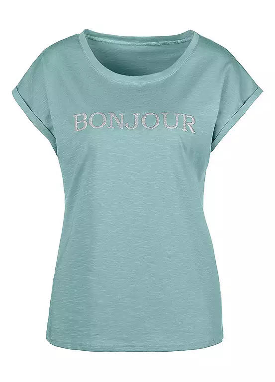 Vivance Front Print T-Shirt 4 Vivance Front Print T-Shirt - Image 4