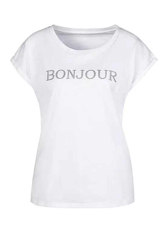 Vivance Front Print T-Shirt 2 Vivance Front Print T-Shirt - Image 2