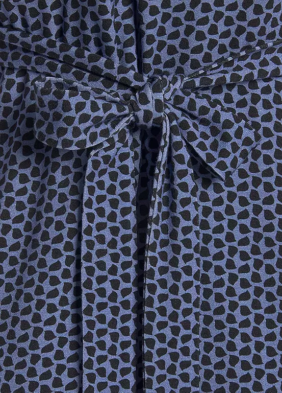 Vivance Geometric Print Jersey Dress 4 Vivance Geometric Print Jersey Dress - Image 4