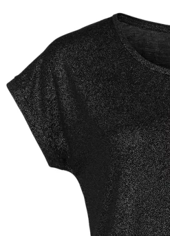 Vivance Glitter Printed T-Shirt -Beachwear Shore Vivance Glitter Printed T Shirt56745816FRSC W01