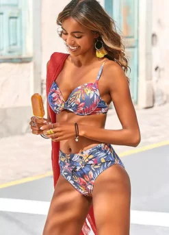 Vivance High Waist Bikini Bottoms -Beachwear Shore Vivance High Waist Bikini Bottoms61460140FRSP W01