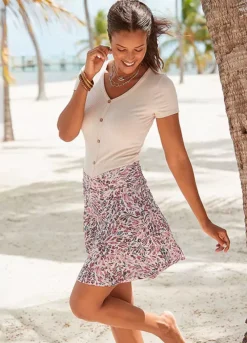 Vivance Jersey Printed Skirt 8 Vivance Jersey Printed Skirt -Beachwear Shore Vivance Jersey Printed Skirt11916236FRSP W02