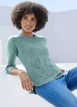 Vivance Marl Long Sleeve Top
