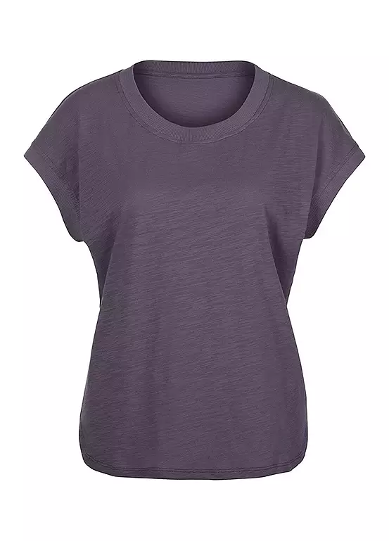 Vivance Marl Round Neck T-Shirt 2 Vivance Marl Round Neck T-Shirt - Image 2