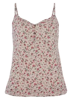 Vivance Pack Of 2 Spaghetti Tops With Sweetheart Neckline -Beachwear Shore Vivance Pack of 2 Spaghetti Tops with Sweetheart Neckline87824363FRSC W01