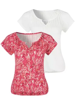 Vivance Pack Of 2 Tassel T-Shirts