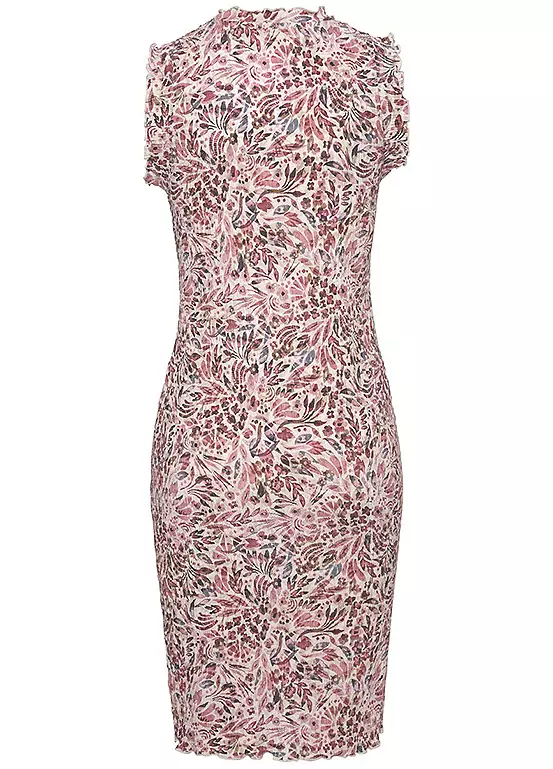 Vivance Print Sleeveless Dress 4 Vivance Print Sleeveless Dress - Image 4