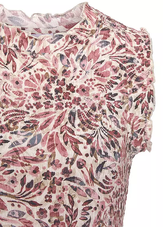 Vivance Print Sleeveless Dress 5 Vivance Print Sleeveless Dress - Image 5