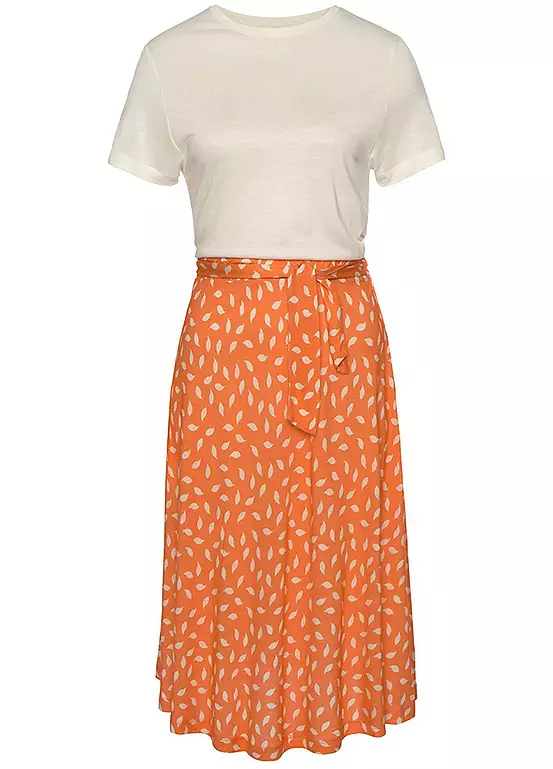 Vivance Printed Jersey Dress 2 Vivance Printed Jersey Dress - Image 2