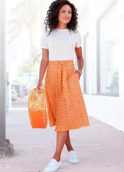 Vivance Printed Jersey Dress