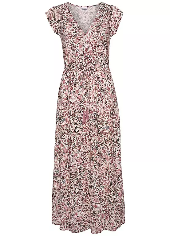 Vivance Printed Maxi Dress 2 Vivance Printed Maxi Dress - Image 2