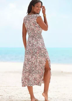 Vivance Printed Maxi Dress 6 Vivance Printed Maxi Dress -Beachwear Shore Vivance Printed Maxi Dress47732505FRSP W01