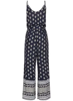 Vivance Printed Wrap Summer Jumpsuit -Beachwear Shore Vivance Printed Wrap Summer Jumpsuit94134552FRSC W01