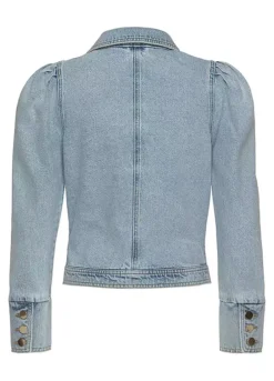 Vivance Puff Sleeve Denim Jacket -Beachwear Shore Vivance Puff Sleeve Denim Jacket50259625FRSC W02