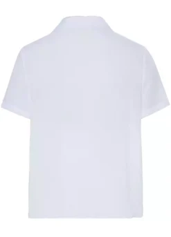 Vivance Short Sleeve V-Neck Blouse -Beachwear Shore Vivance Short Sleeve V Neck Blouse12967543FRSC W01