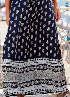 Vivance Sustainable Printed Maxi Dress 8 Vivance Sustainable Printed Maxi Dress -Beachwear Shore Vivance Sustainable Printed Maxi Dress78321156FRSP W02