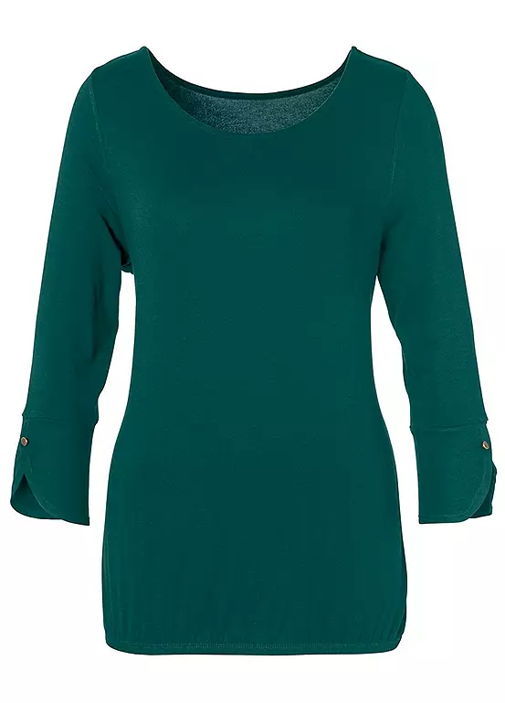 Vivance Three-Quarter Sleeve Top 2 Vivance Three-Quarter Sleeve Top - Image 2