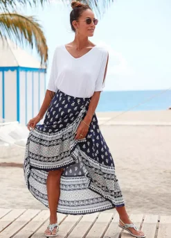 Vivance V-Neck Cold Shoulder Top 9 Vivance V-Neck Cold Shoulder Top -Beachwear Shore Vivance V Neck Cold Shoulder Top36345104FRSP W03