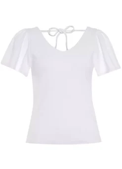 Beachwear Shore 5 Beachwear Shore -Beachwear Shore Vivance V Neck Short Sleeve Top92476557FRSC